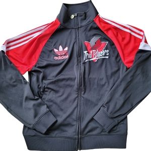Portland Trail Blazers Youth Large Mens Small Full Zip Track Jacket